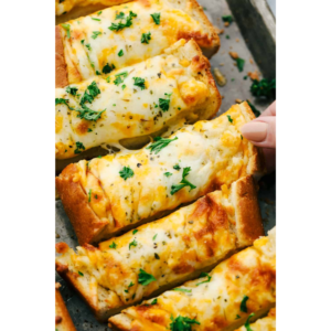 Garlic bread with cheese