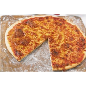 Cheese and tomato v pizza