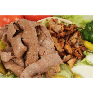 Lamb donner and chicken donner kebab